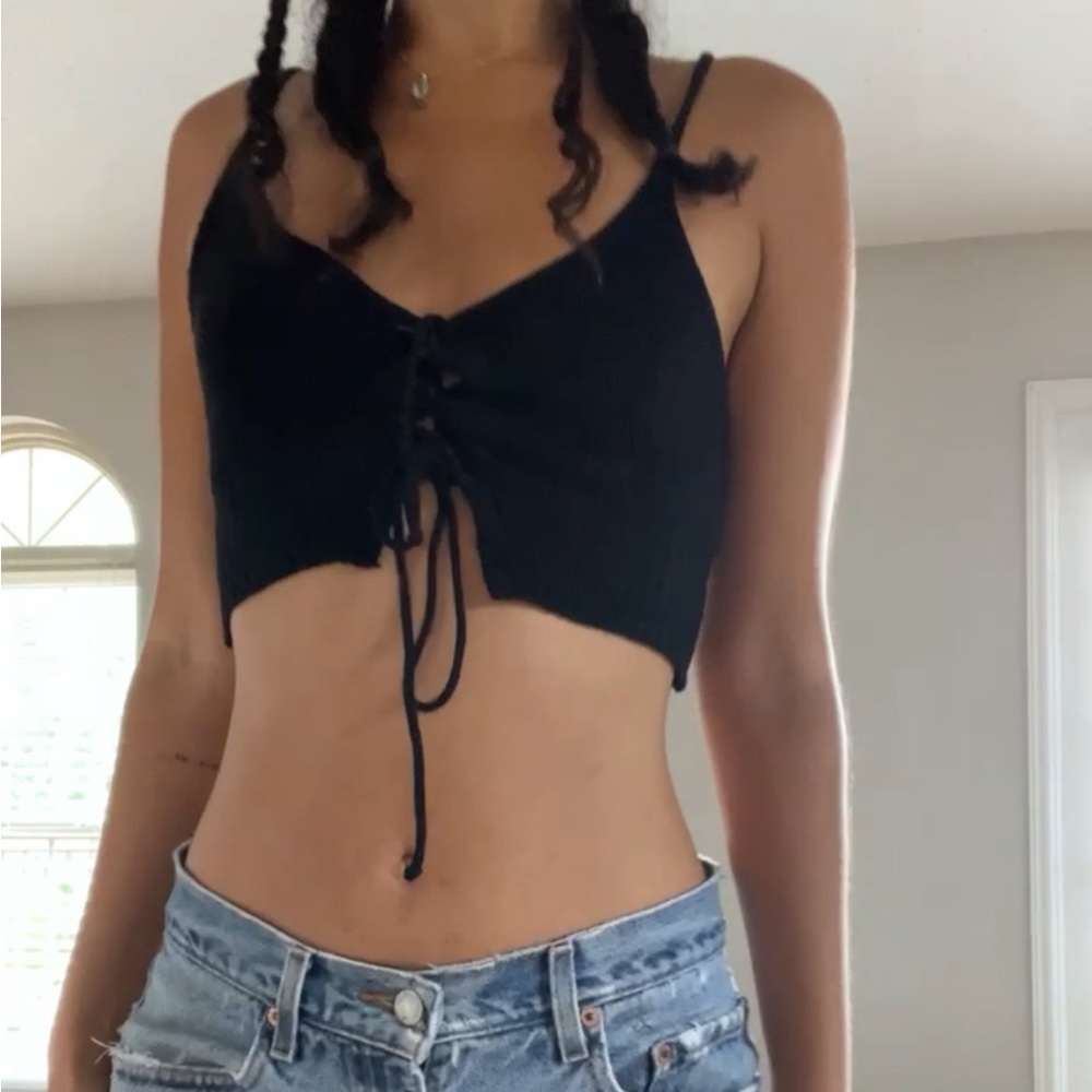 Reformation knit crop top, xs
